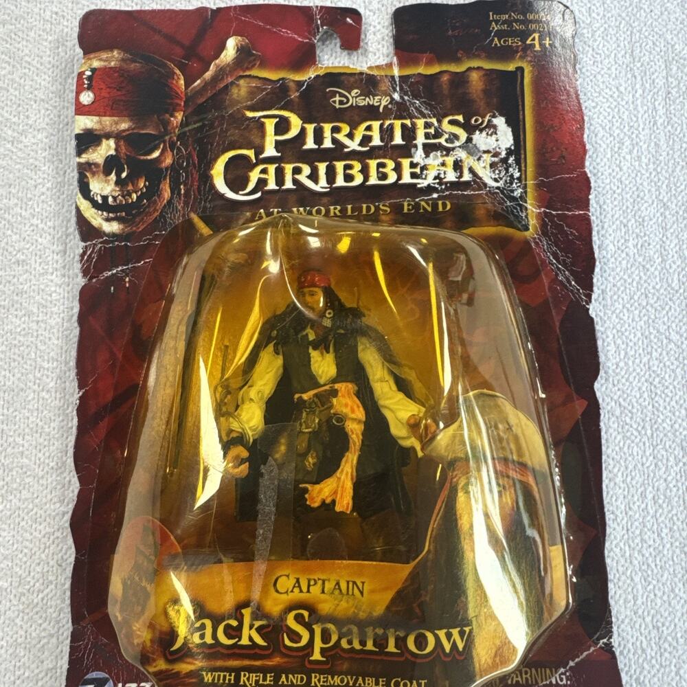 Pirates of the Caribbean At World's End Captain Jack Sparrow Figure New, Sealed
